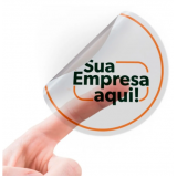 impressão de adesivo transparente personalizado Vila Mascote